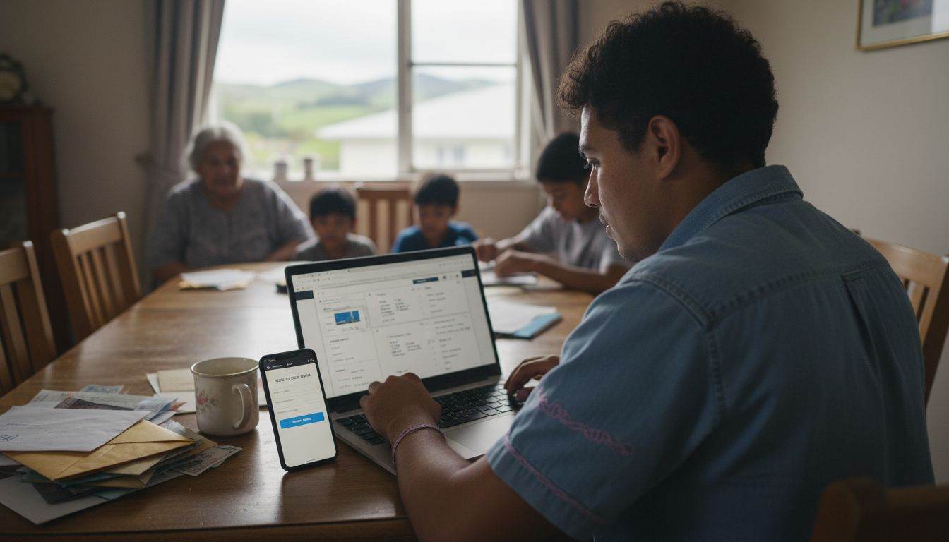 Person submitting house offer online