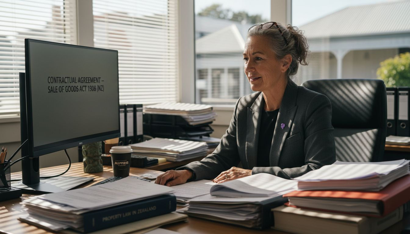 Solicitor reviews digital property contract NZ