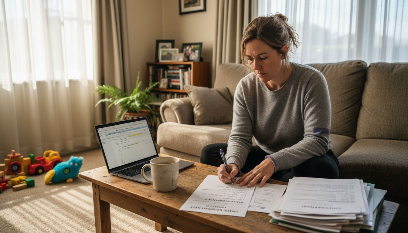 Homeowner updating property details for sale