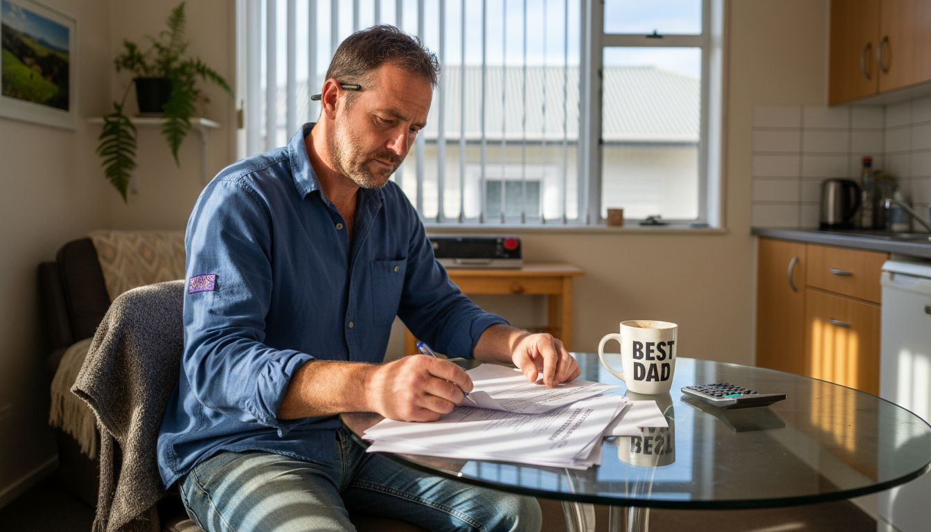 Buyer reviewing cash property documents NZ