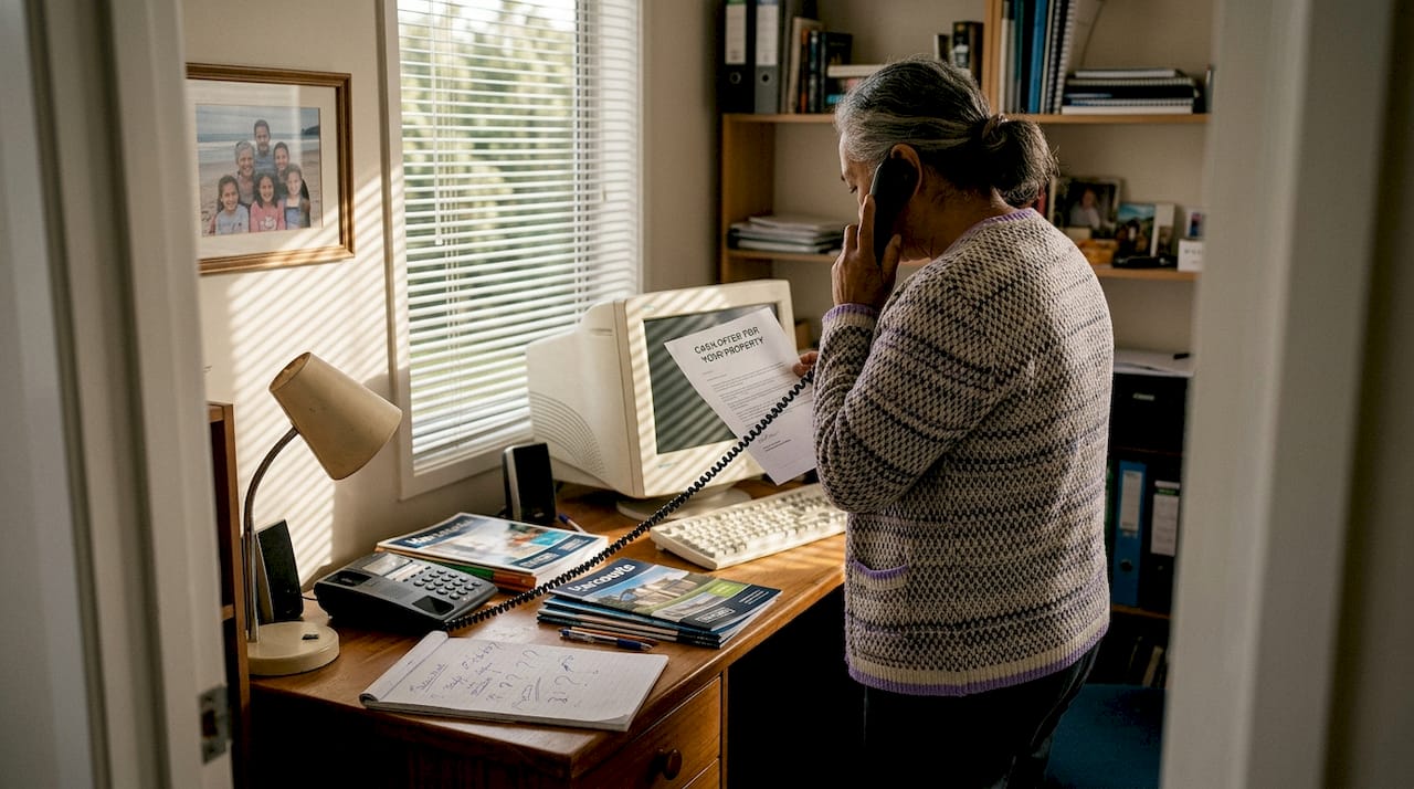 Homeowner reviews NZ cash offer letter