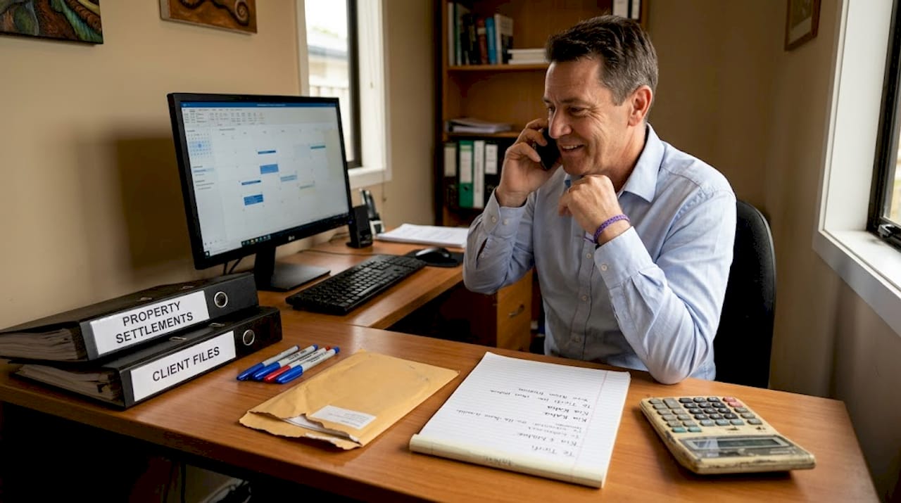 NZ lawyer coordinating property settlements