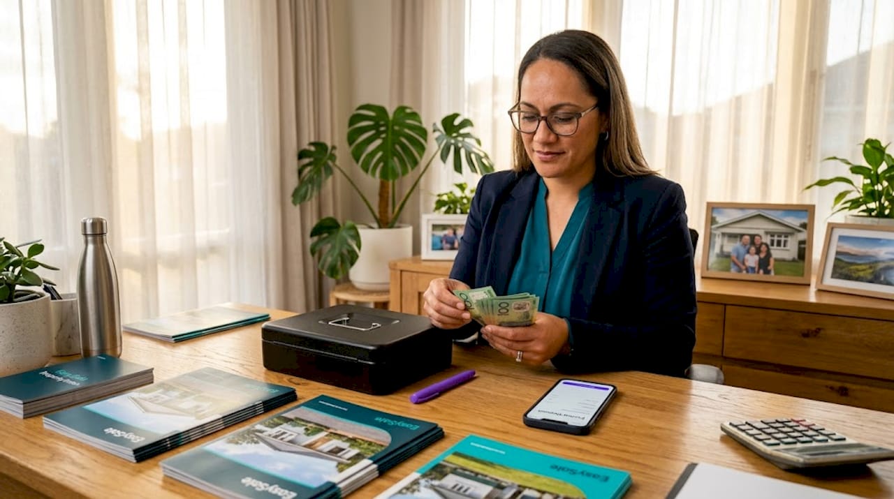 Agent handling earnest money for property escrow