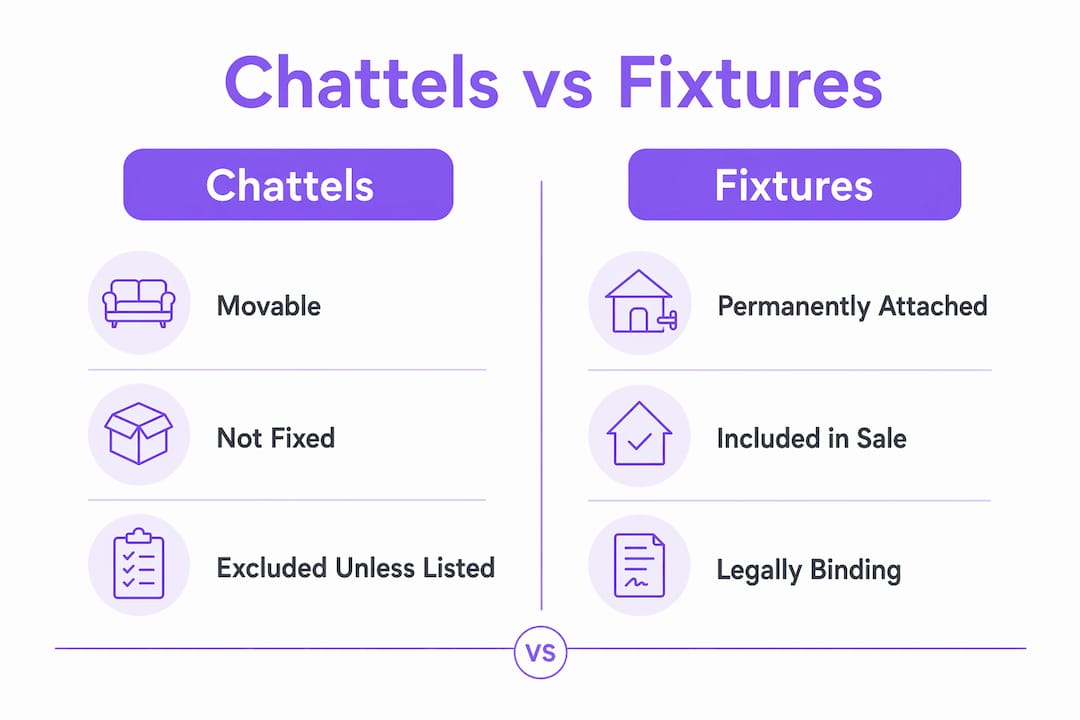 The role of chattels in property sales: a 2026 guide
