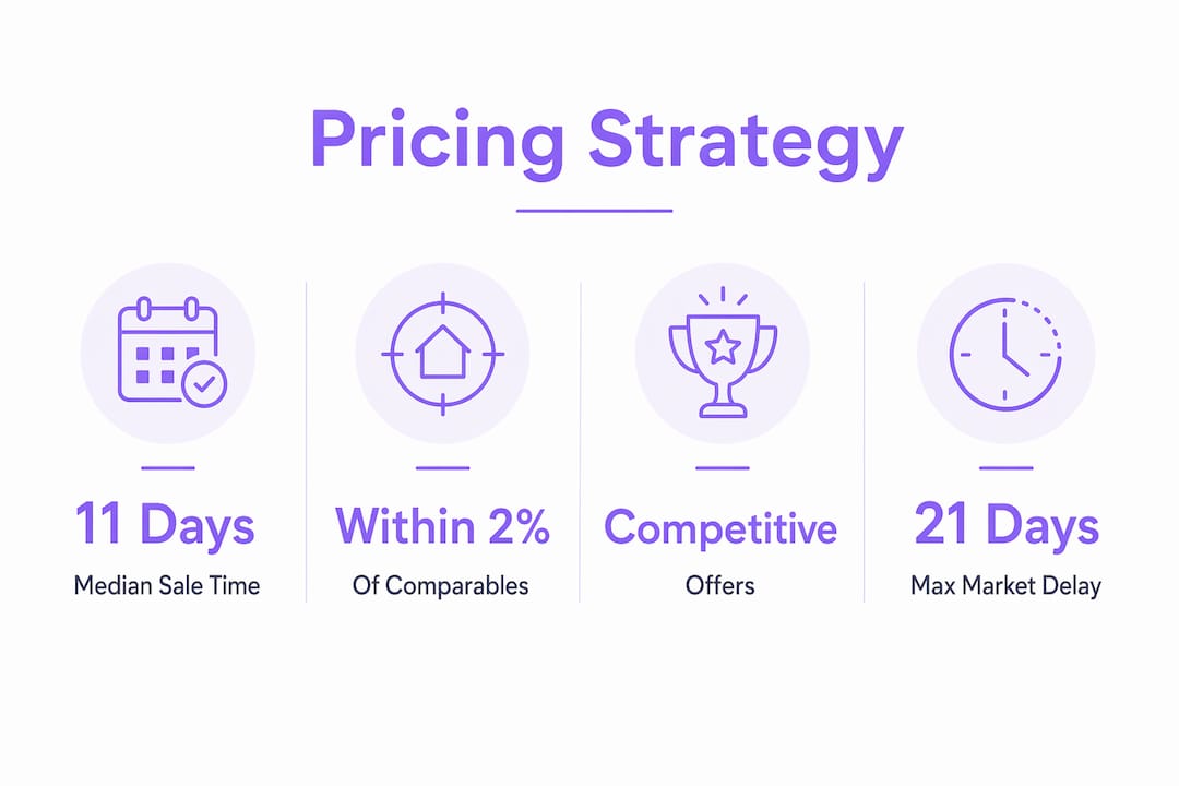 Infographic showing pricing benefits and sale timing