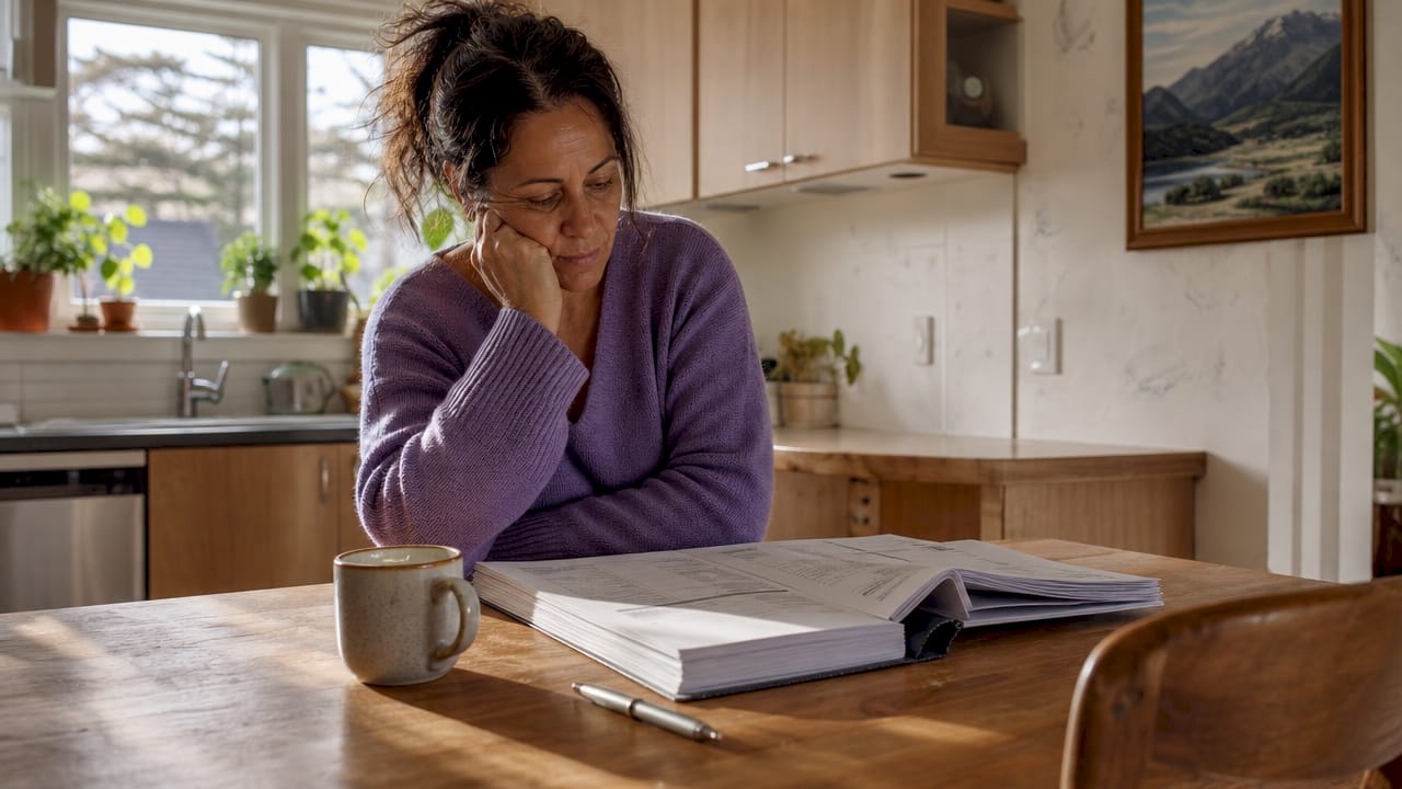 Valuer's report with damaged NZ home interior