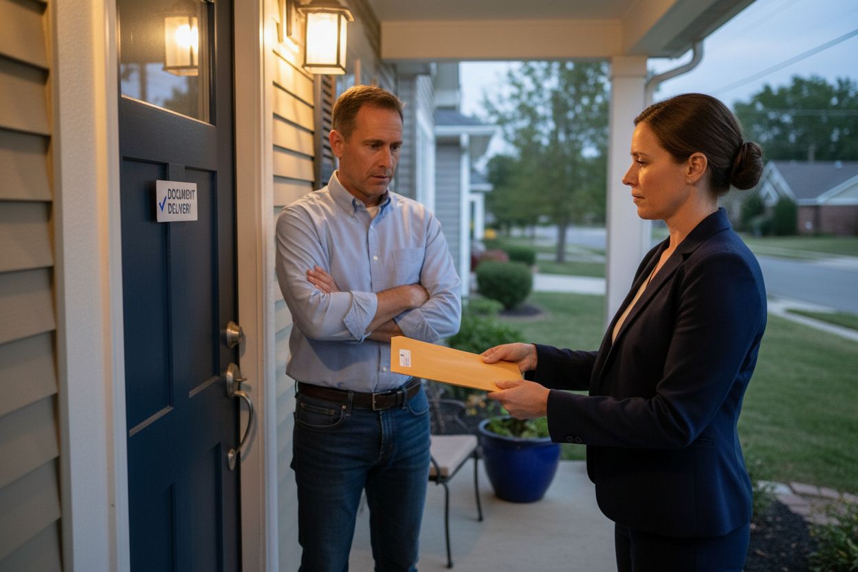 divorce papers service