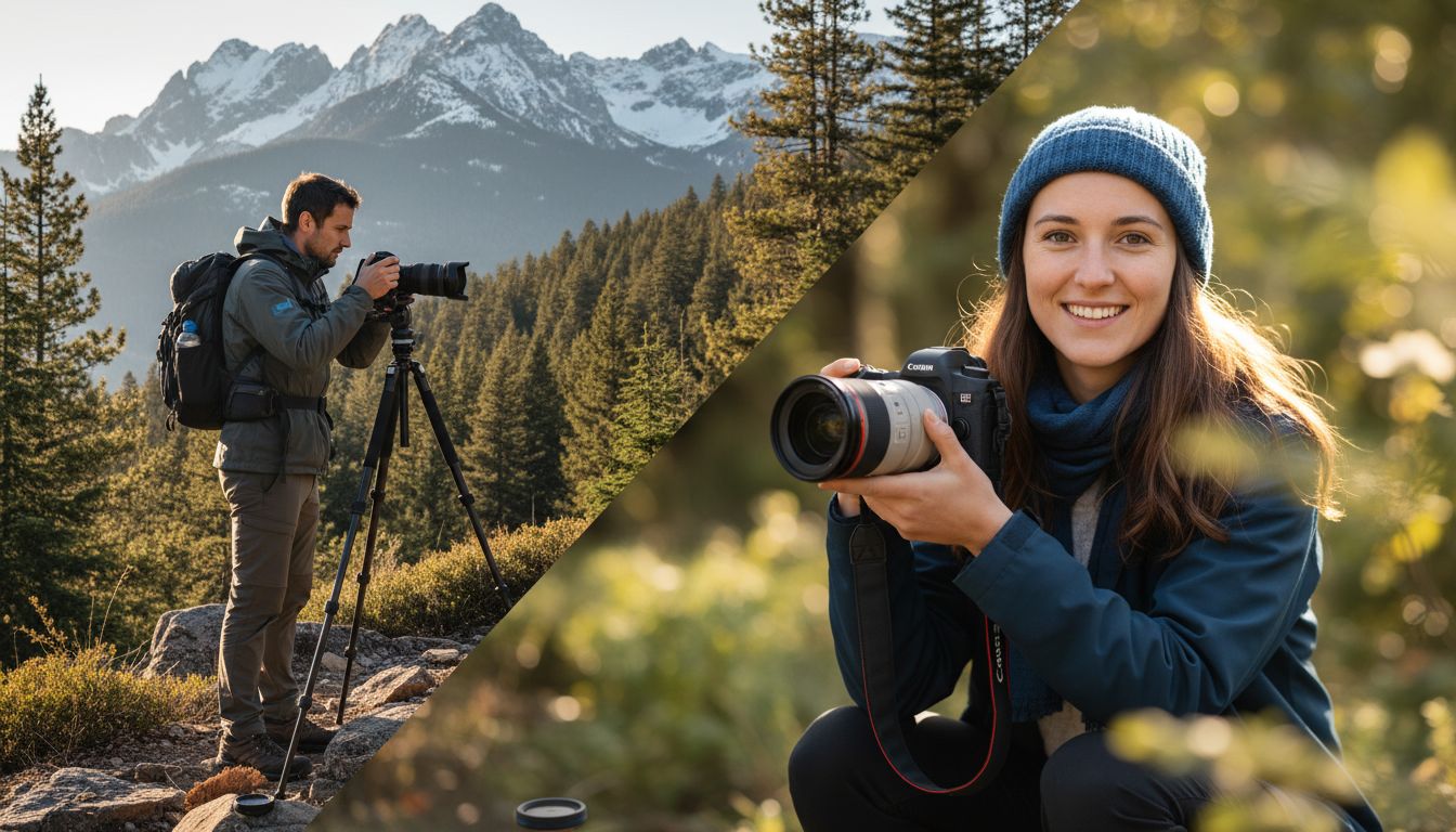 aperture landscape portrait