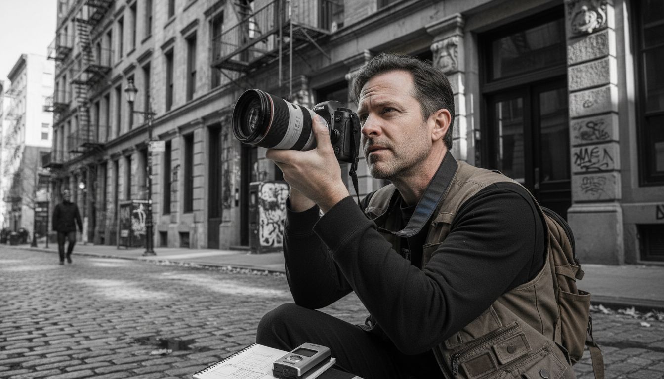 urban black and white photography