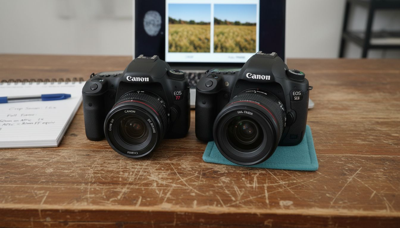Crop sensor vs full-frame camera and lenses