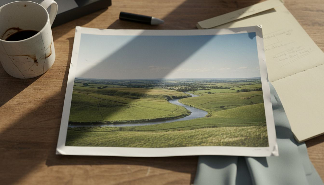 Overexposed print with missing sky details