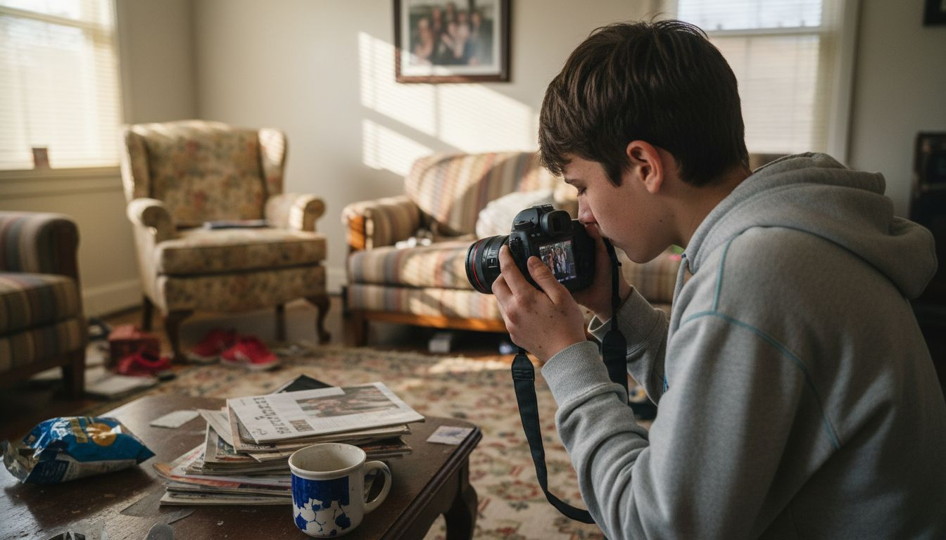 Beginner photographer misusing rule of thirds