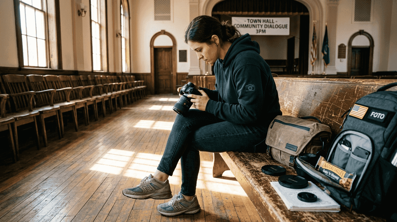 Checking camera settings before event start