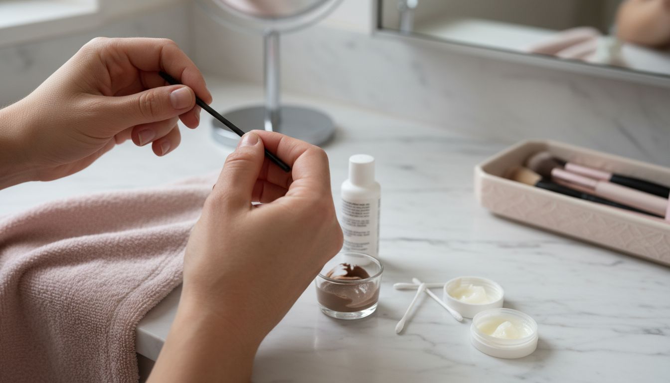 at home eyebrow tinting