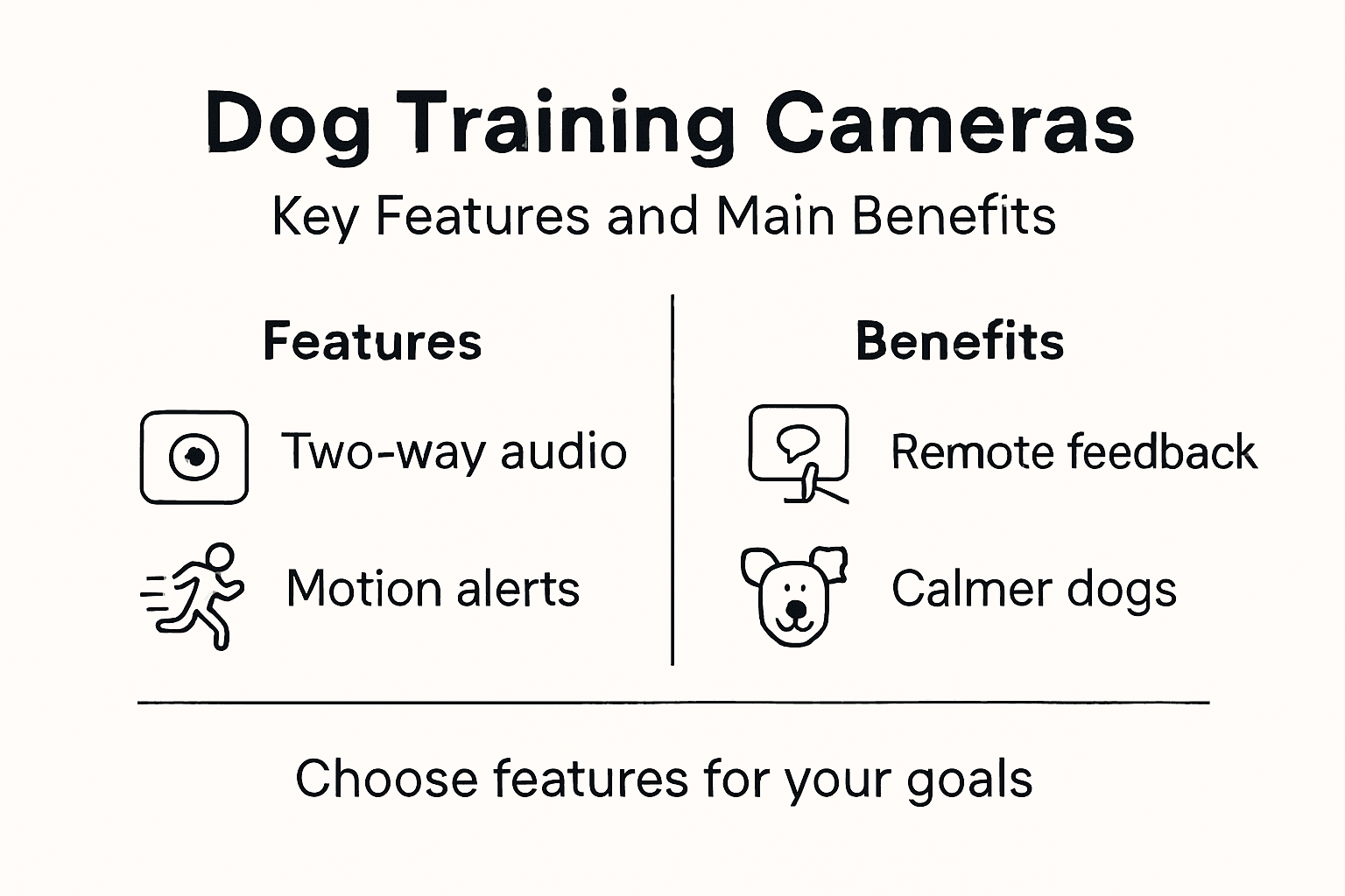 Infographic highlighting main features and benefits