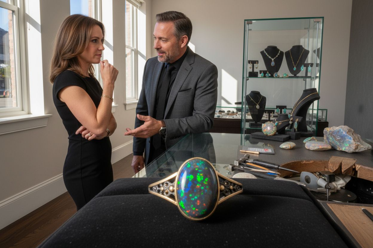 Opalring Juwelier Beratung
