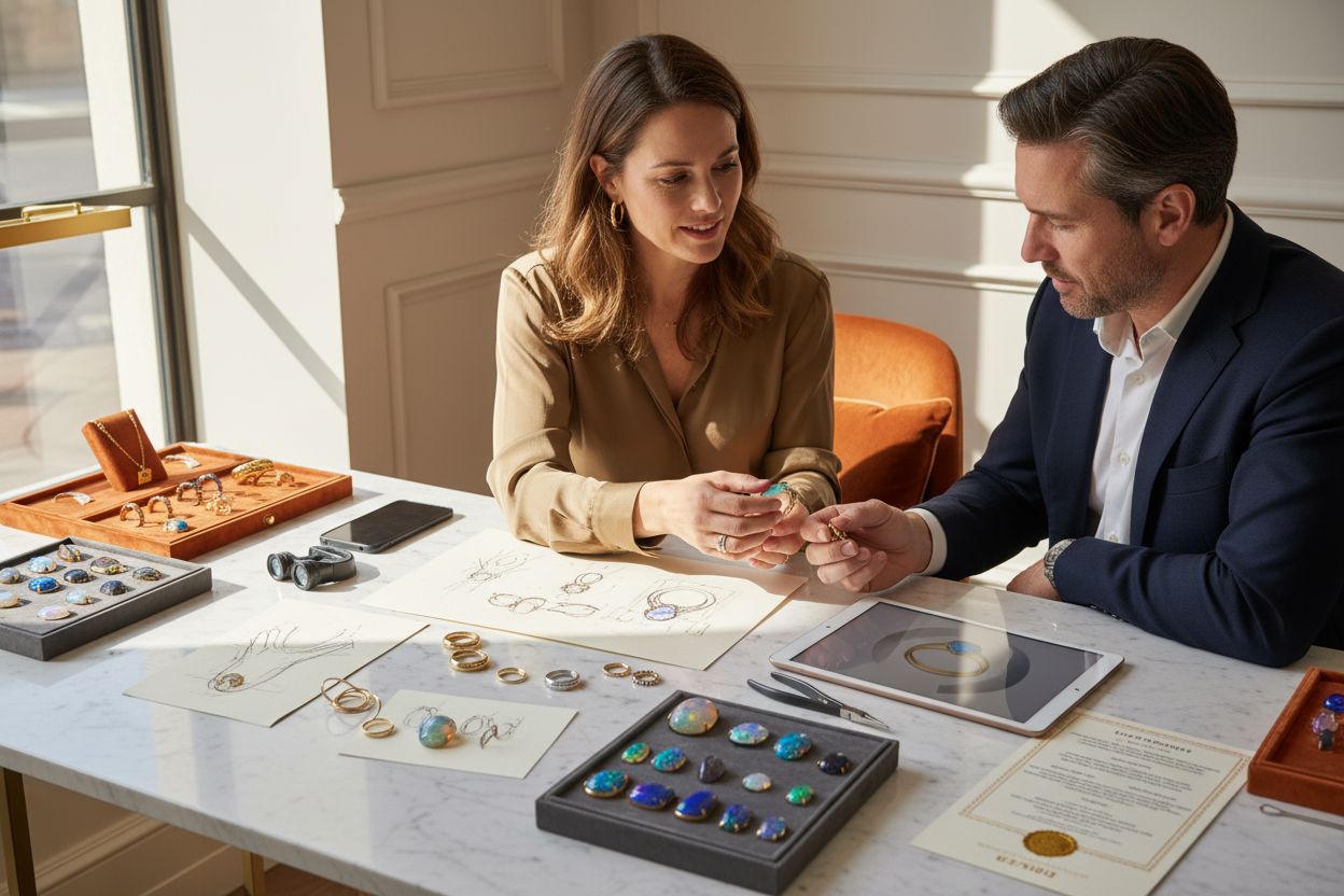 opal ring design consultation