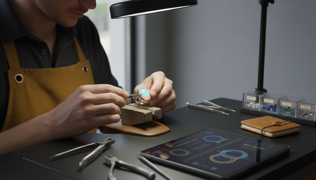 opal jewelry crafting