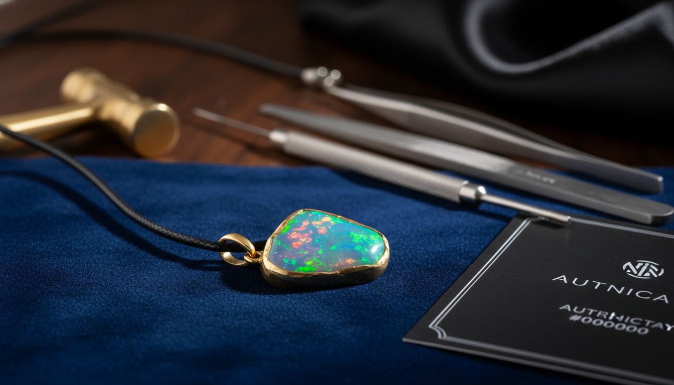 Opalanhänger Luxus Schmuck