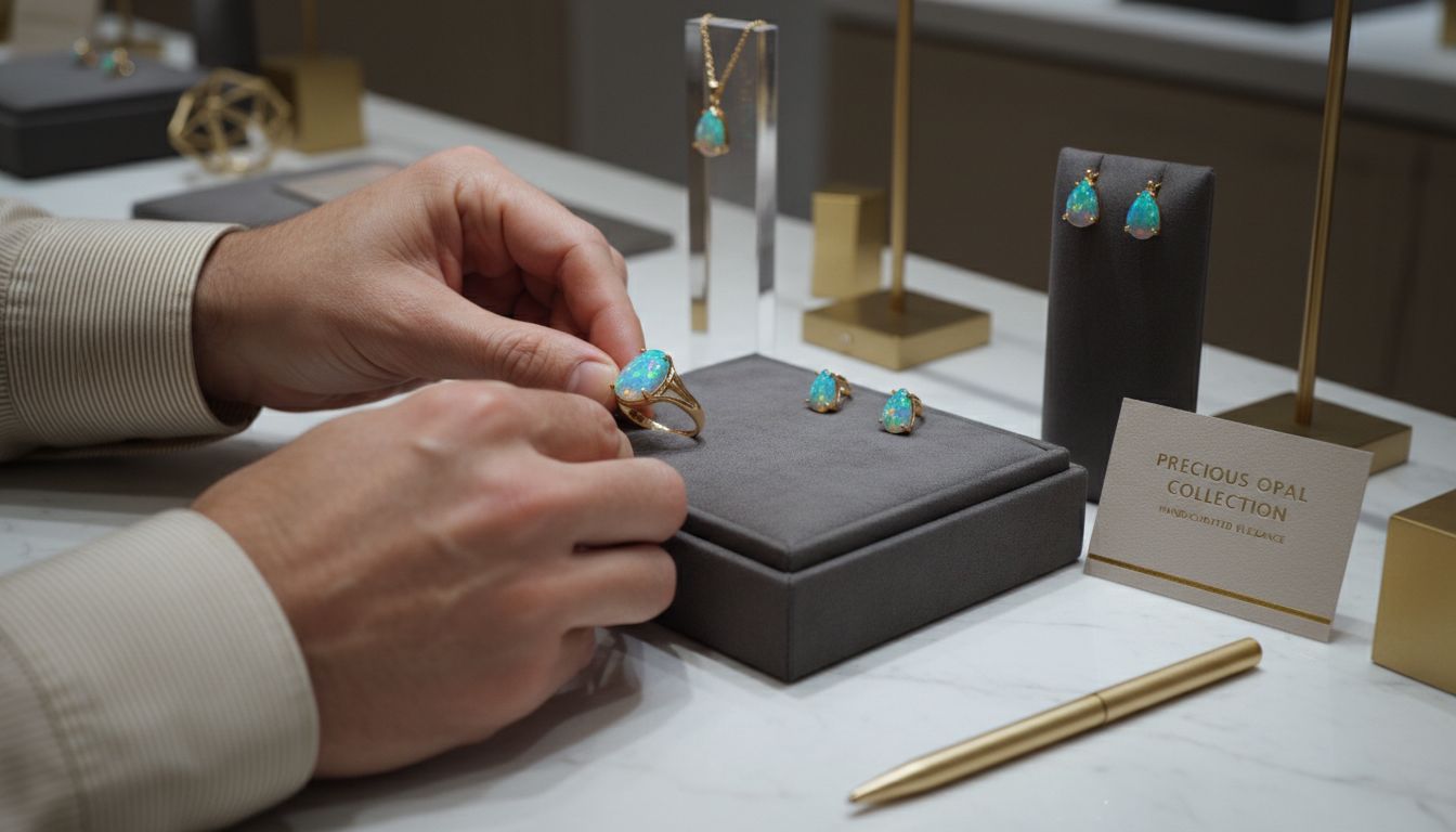 opal jewelry professional arrange