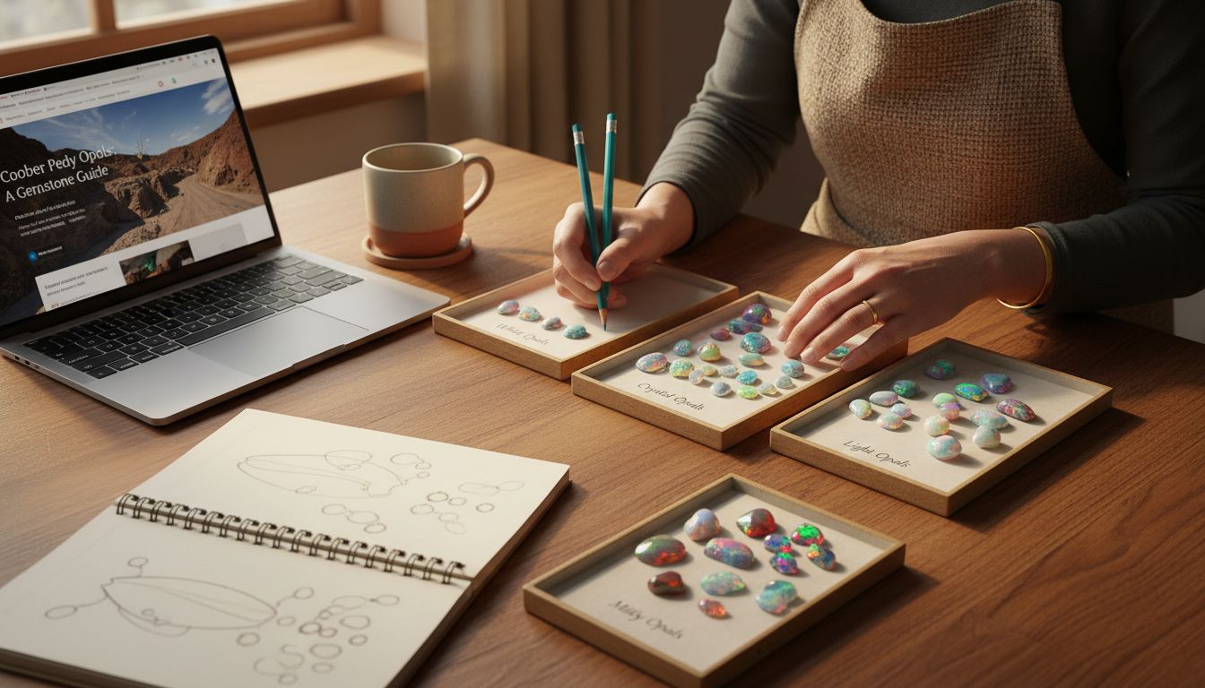 Coober Pedy opal varieties