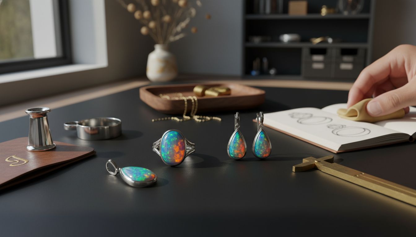 custom opal jewelry