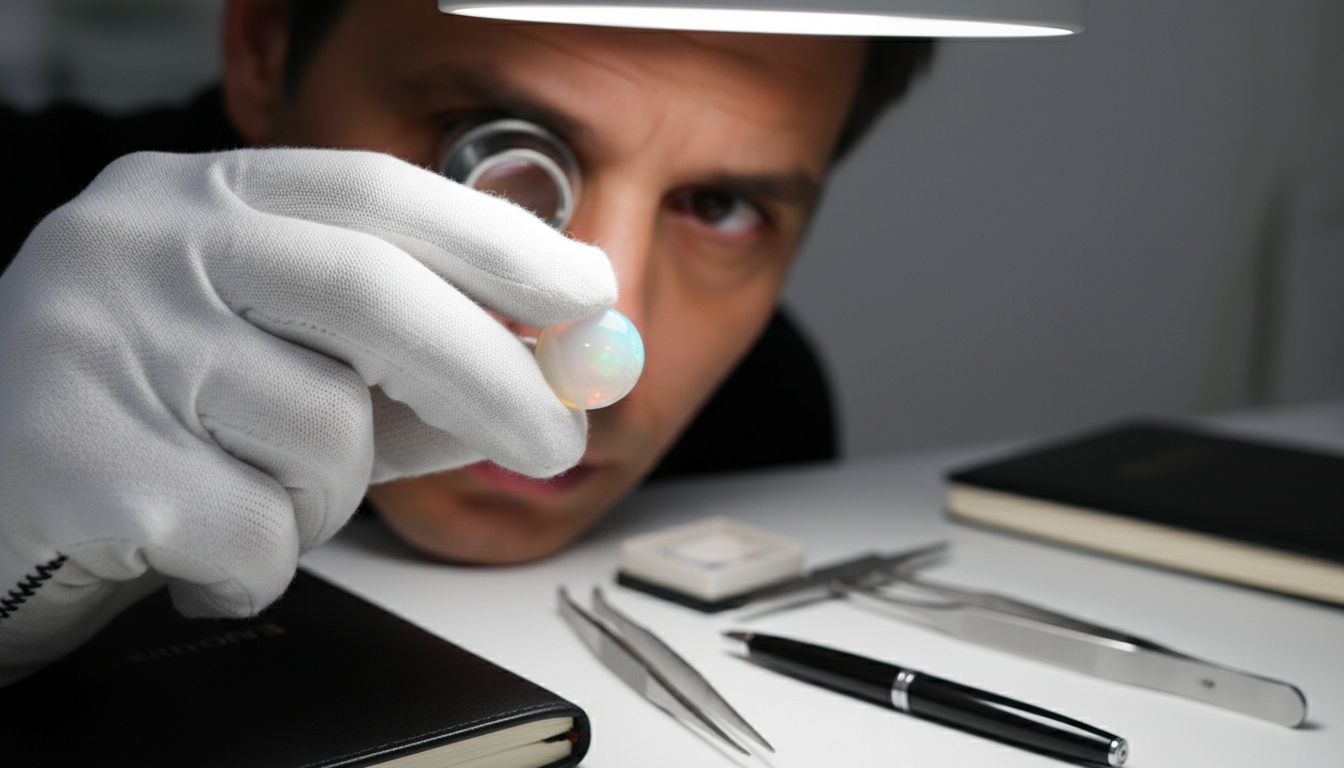 weißer Opal Qualität