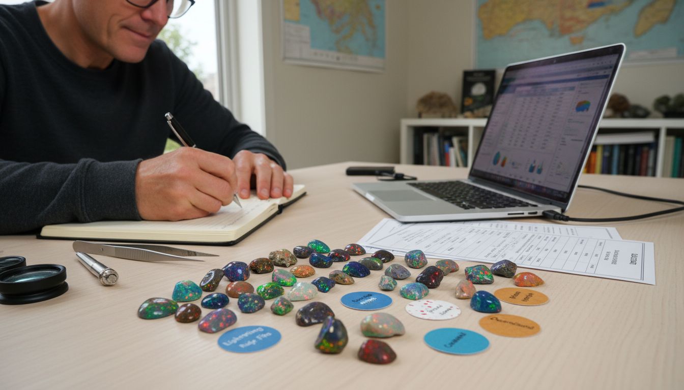 Opale Auswahl Zertifikate