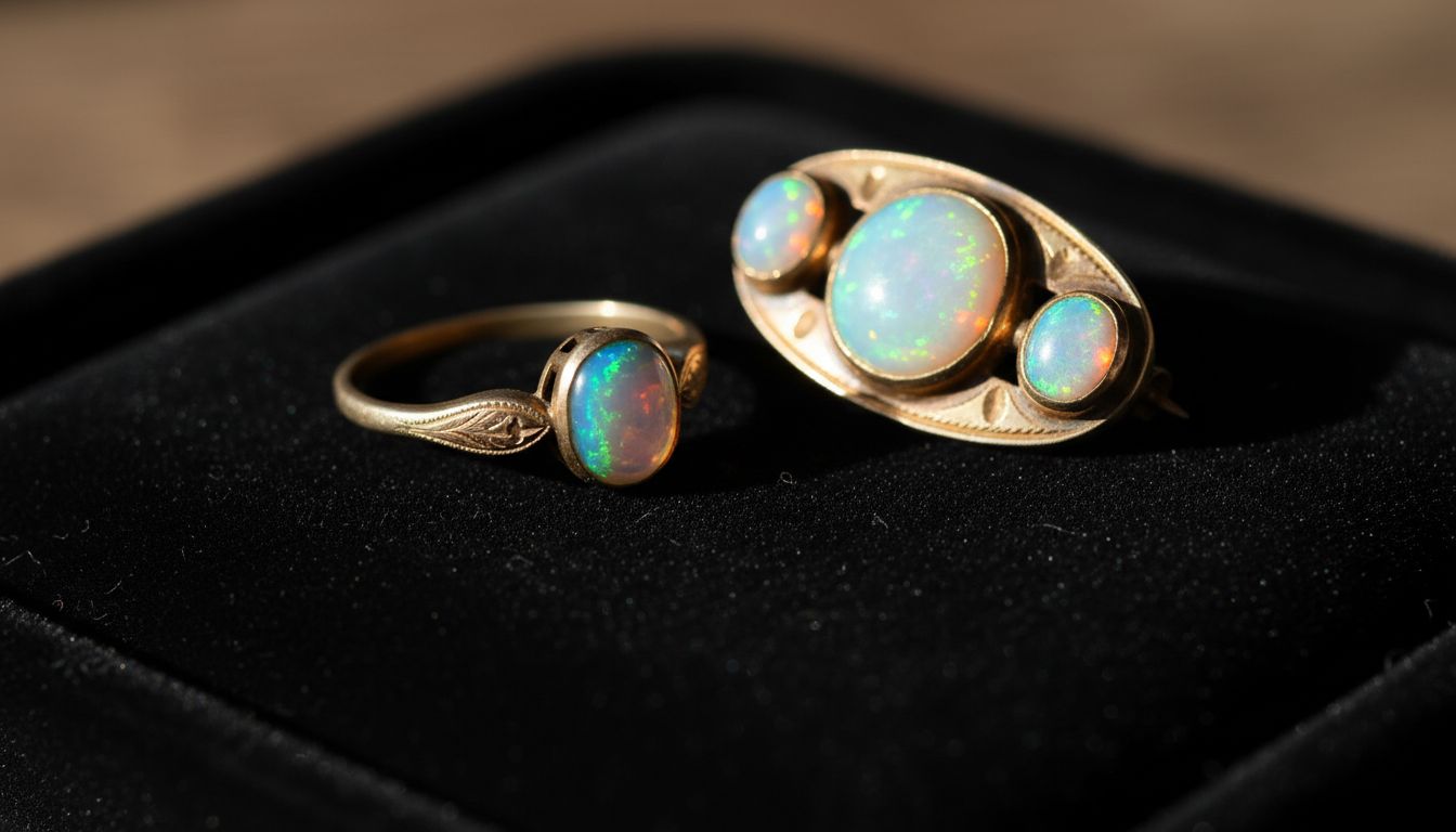 vintage opal details