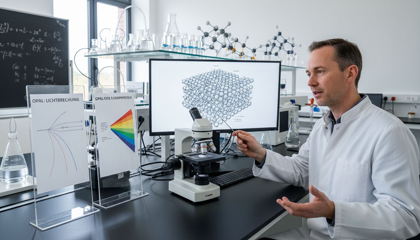 Opal Struktur Mikroskop