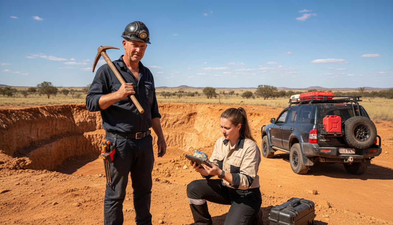 extraction opale australie