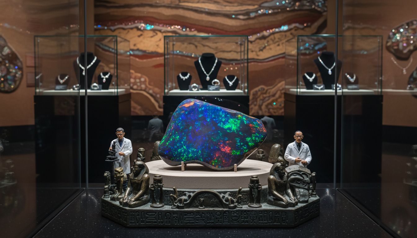 australischer opal geschichte