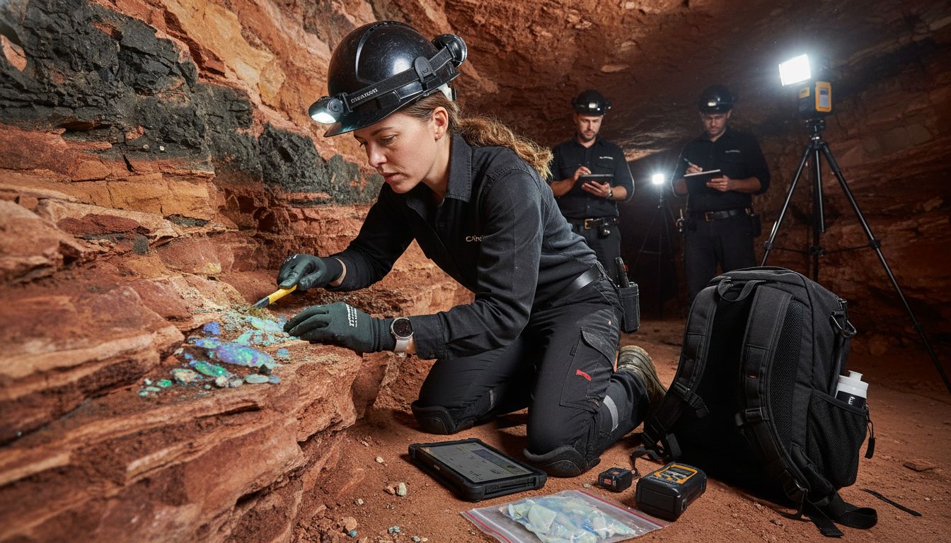 opalabbau australien geologe