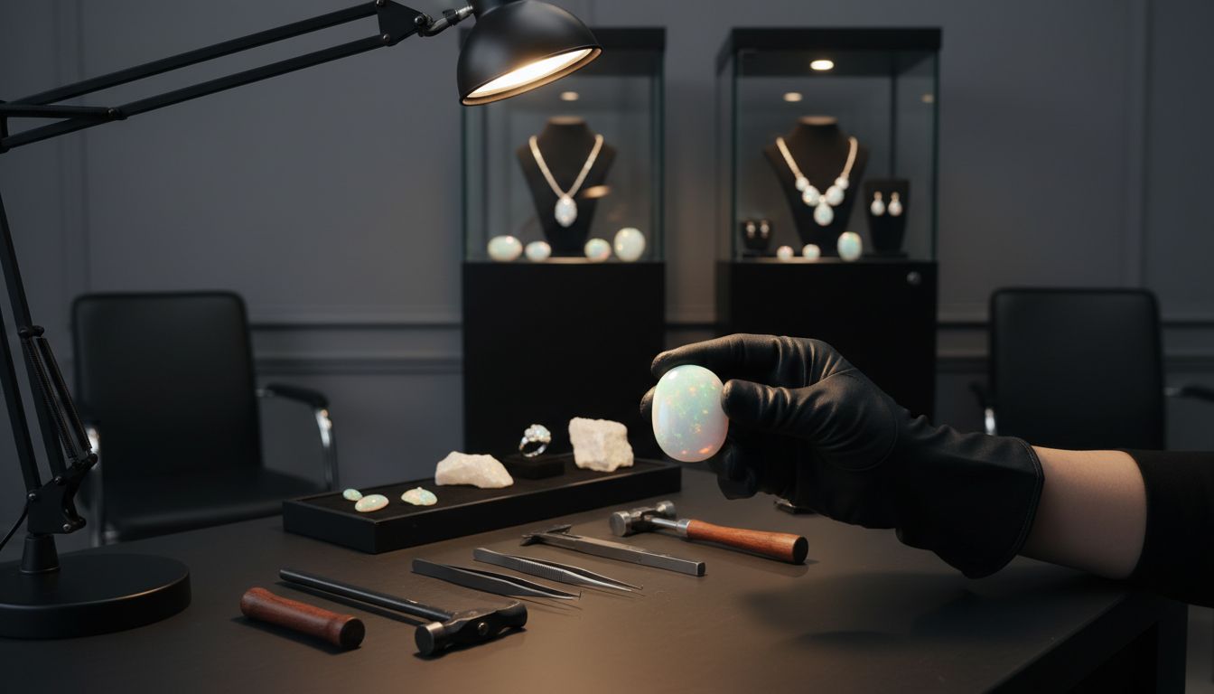 atelier joaillerie opale blanche