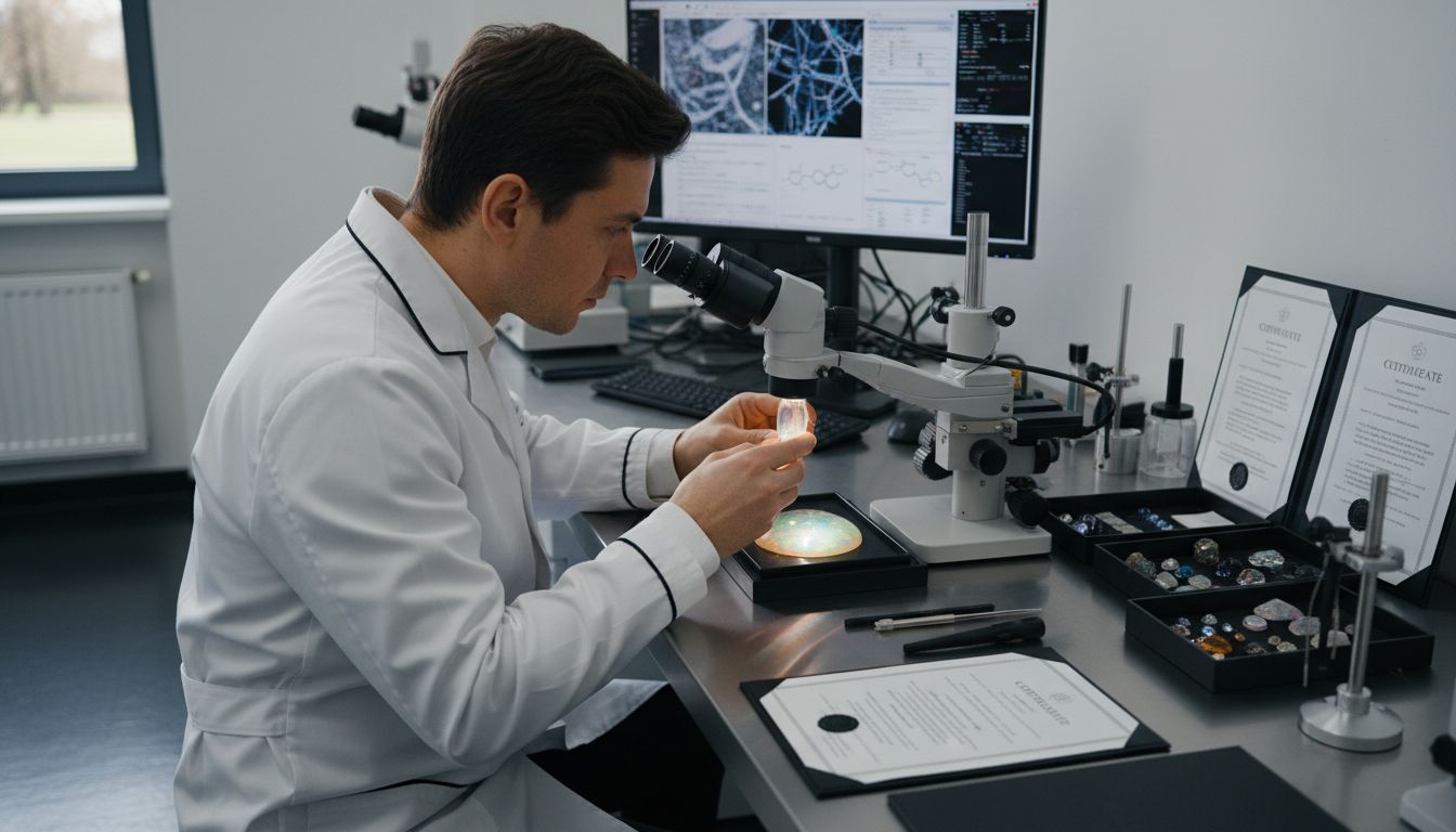 宝石鉴定实验室