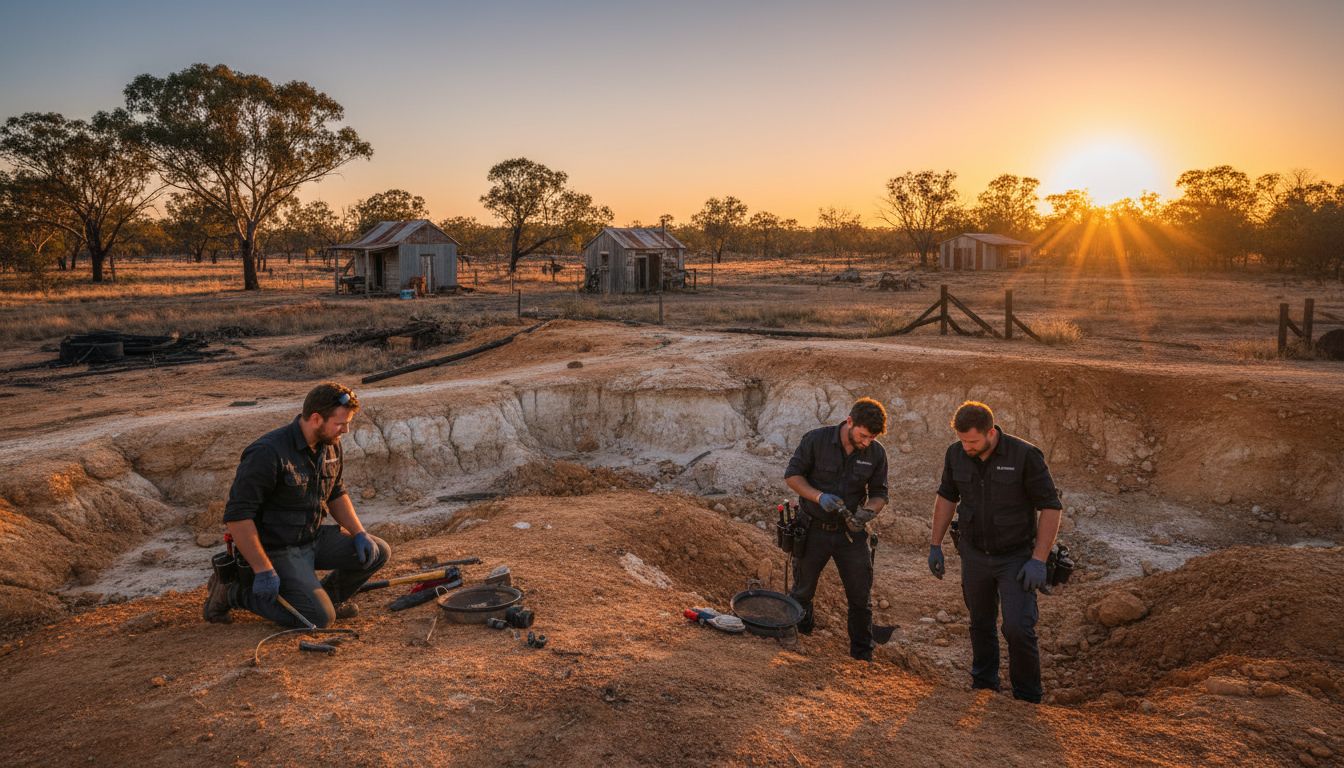 Lightning Ridge Geologie Panorama
