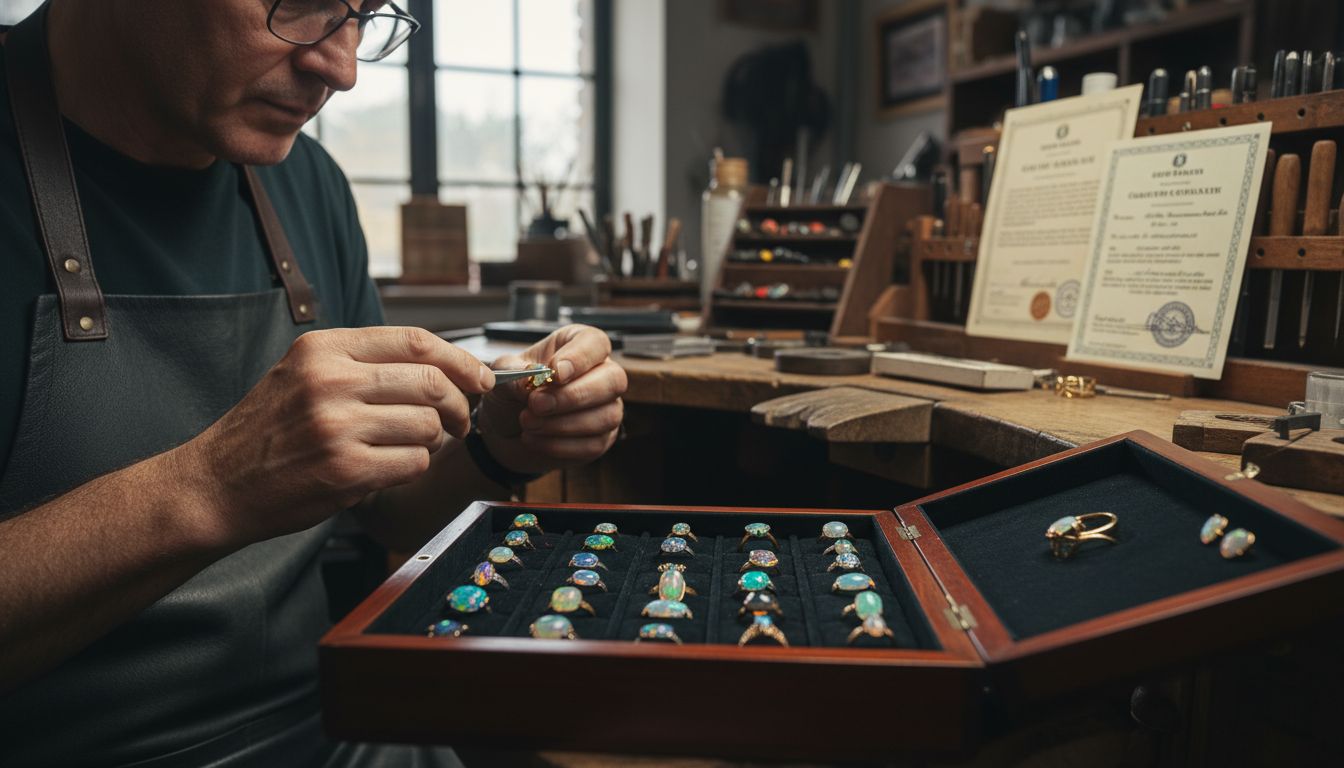 Opalschmuck Handwerk