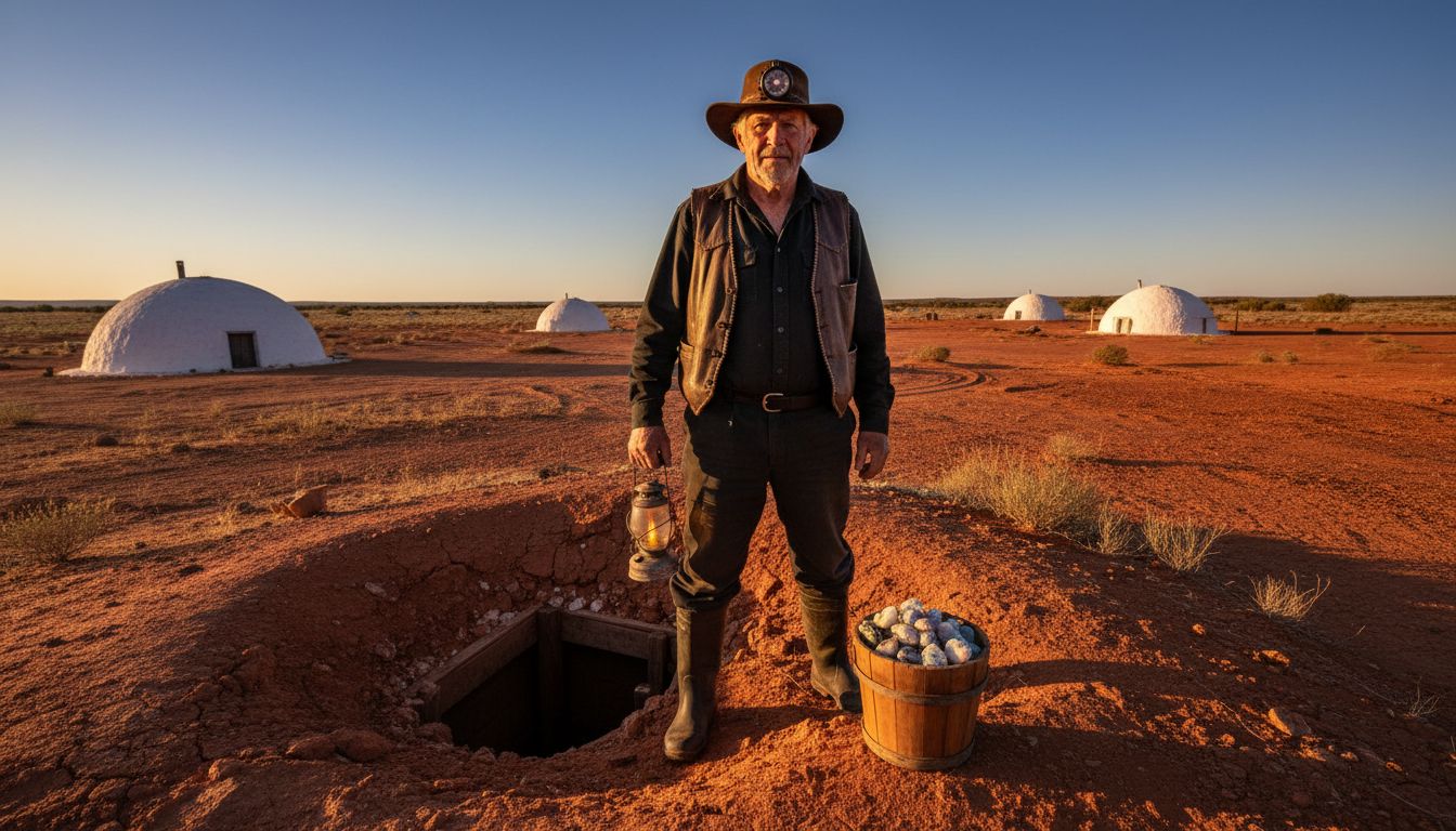 Opalabbau Australien Landschaft