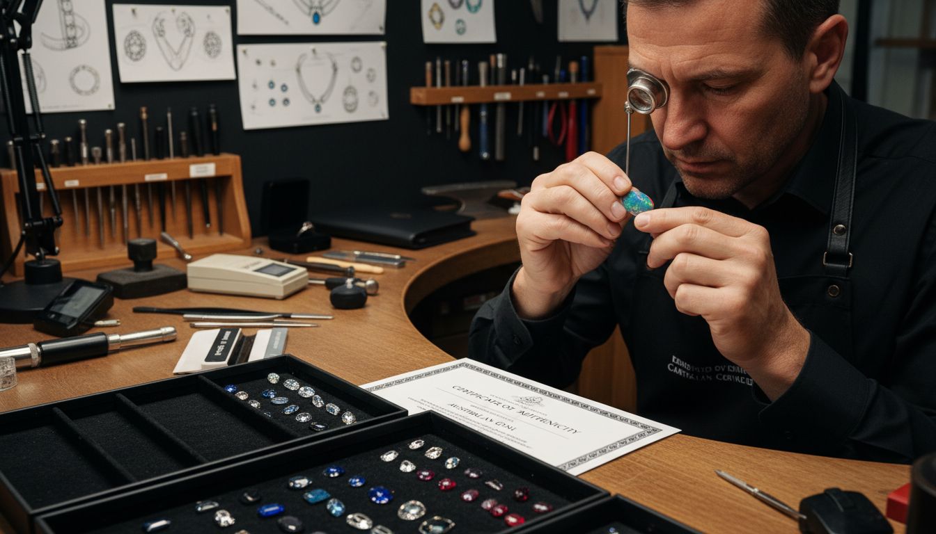 atelier bijoutier opale authentique