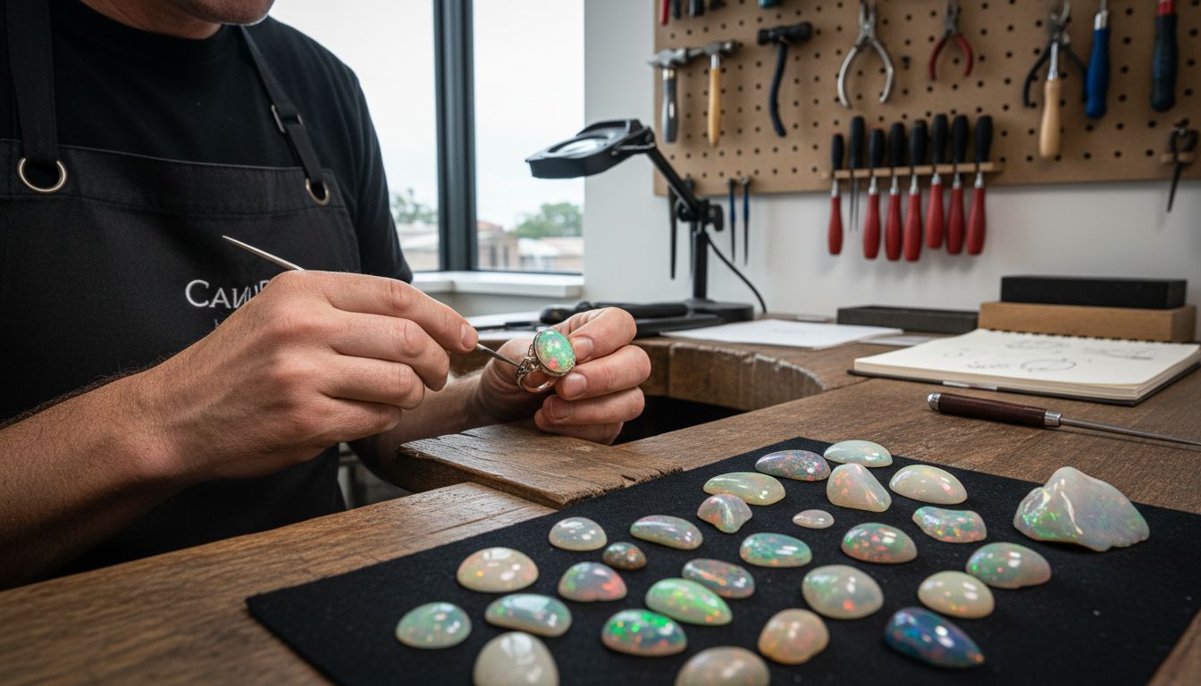Opal-Schmuckwerkstatt Australien
