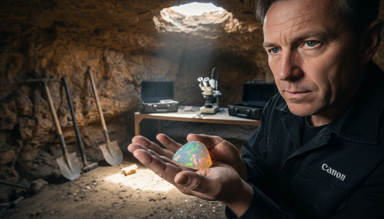 opale crystal extraction