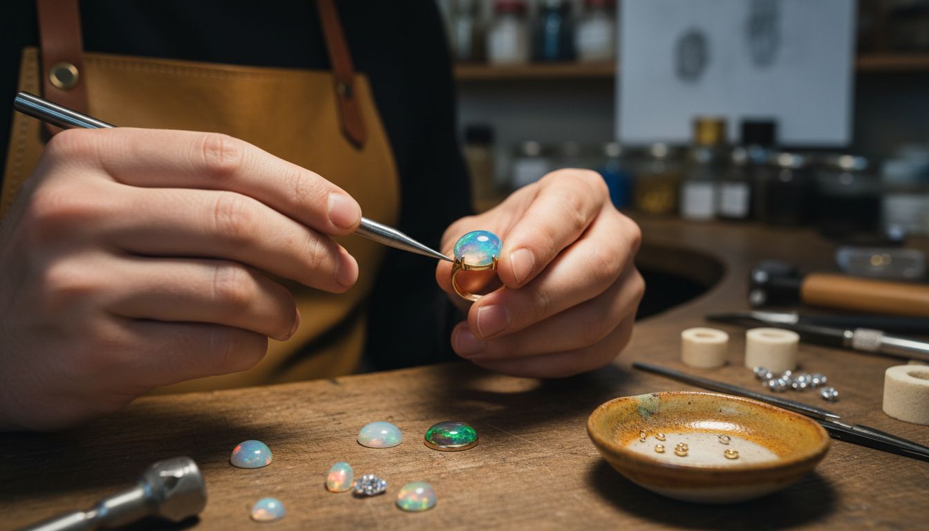 crystal opal jewelry