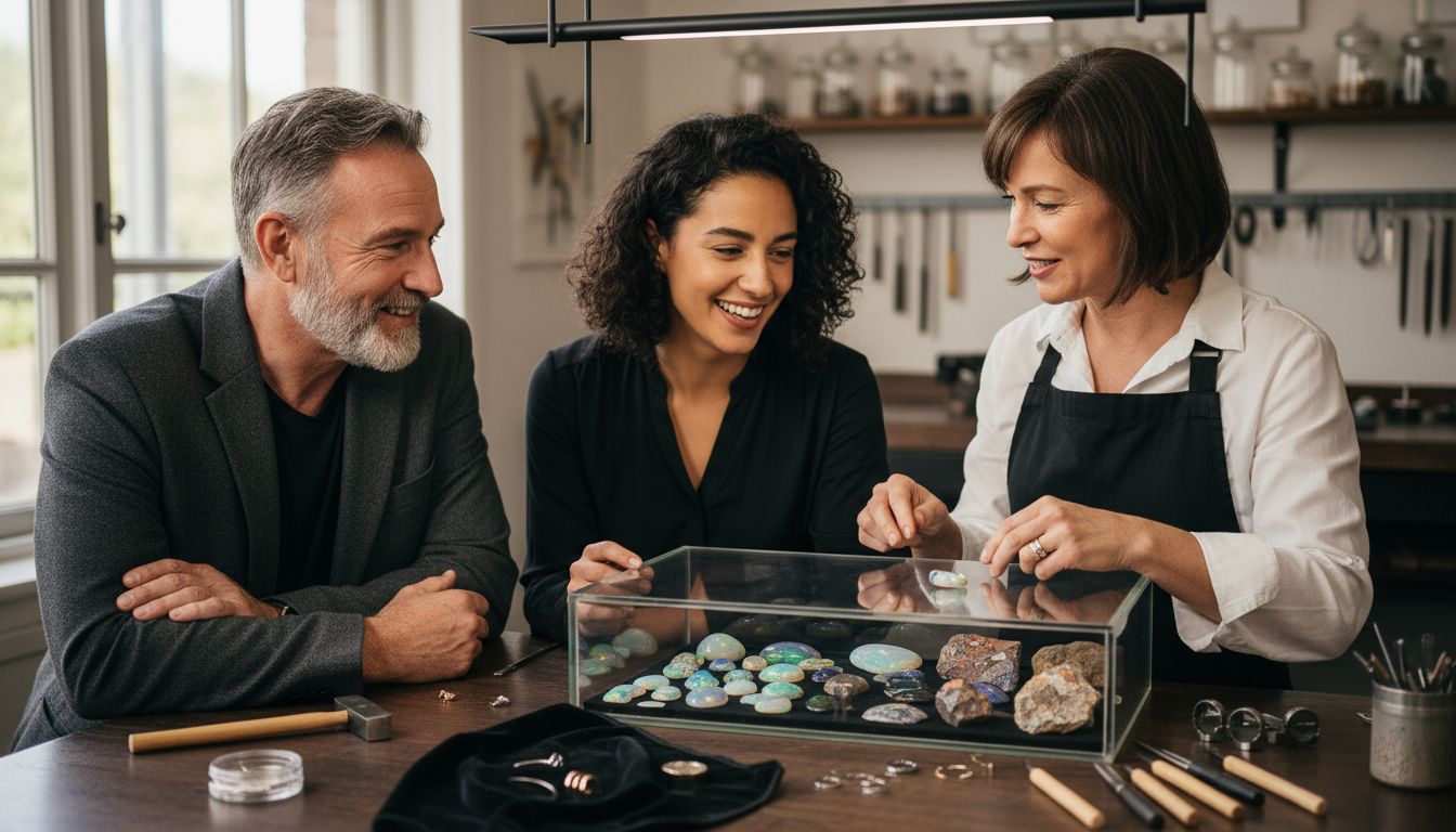 Opalarten Schmuckliebhaber Szene