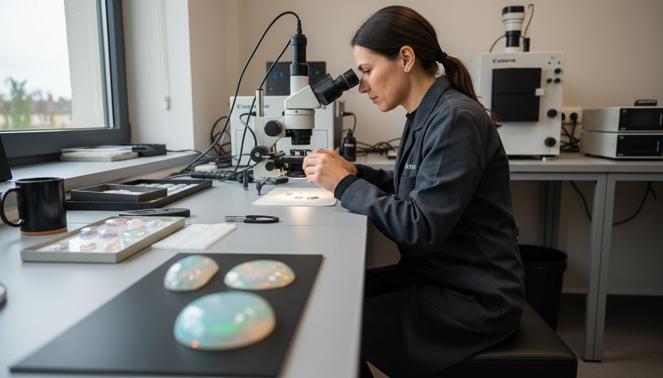 Opal echt synthetisch Vergleich