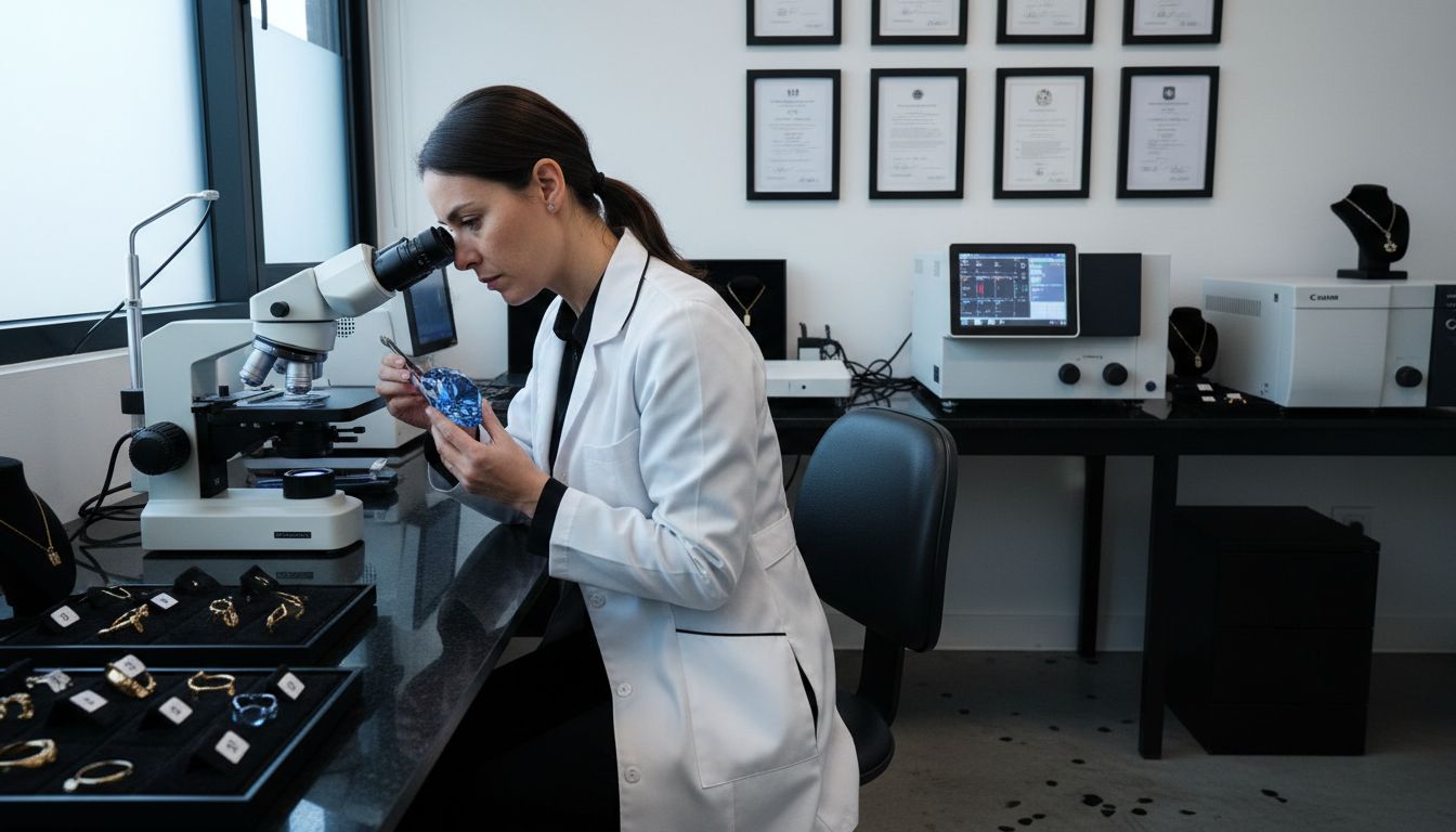 珠宝认证实验室