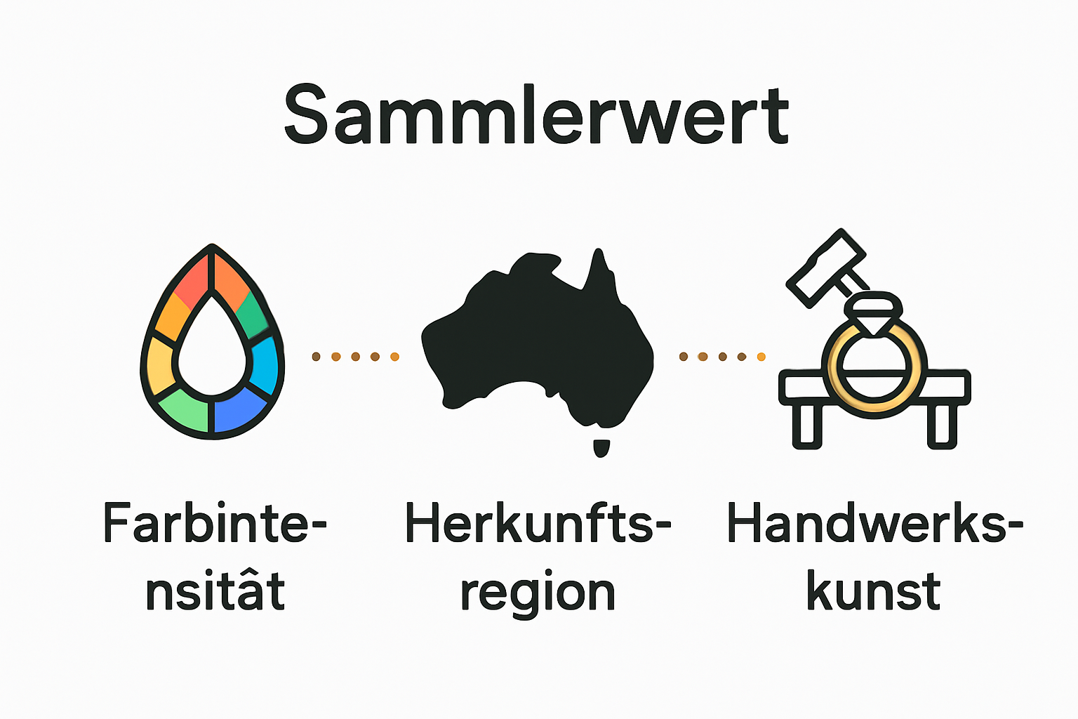 Infographic comparing opal value factors