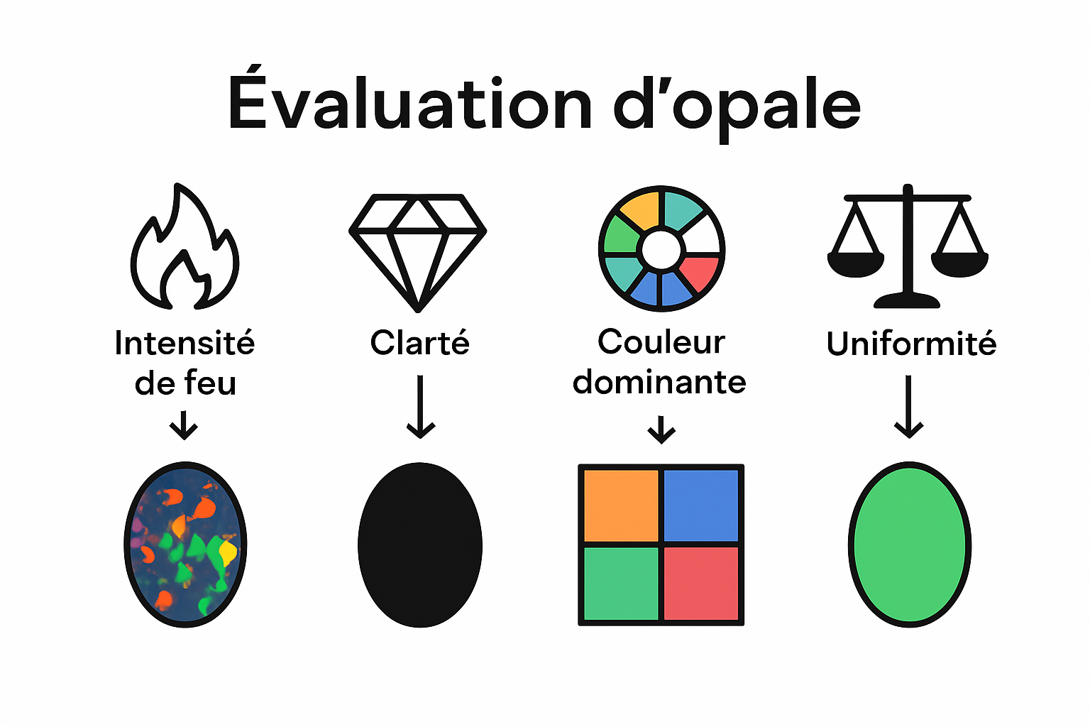 Opal evaluation criteria infographic