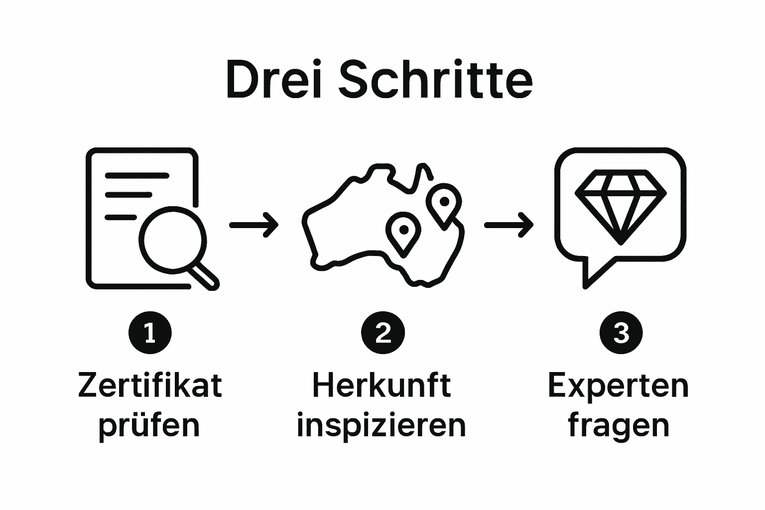 Infografik: So erkennen Sie echte Opale