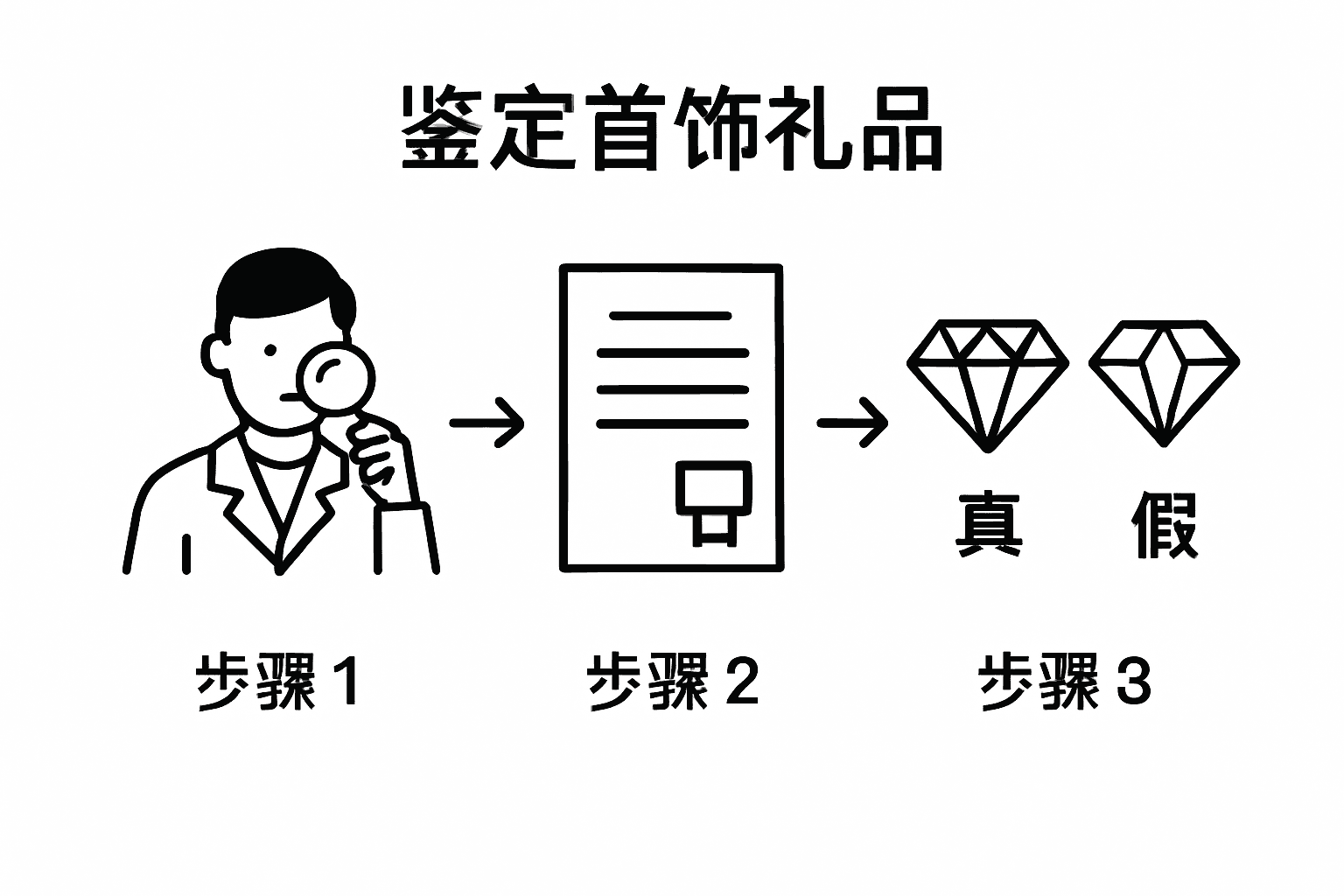 珠宝鉴定流程一览图