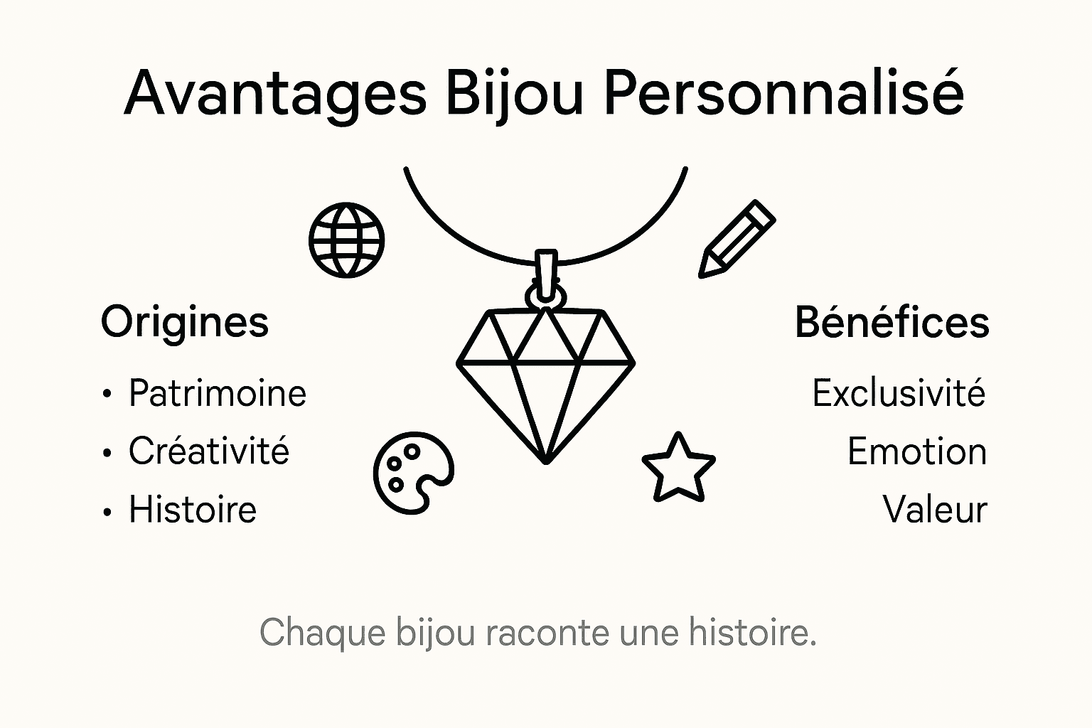 Infographie : pourquoi choisir un bijou personnalisé ?